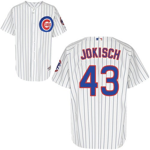 Eric Jokisch #43 MLB Jersey-Chicago Cubs Men's Authentic Home White Cool Base Baseball Jersey